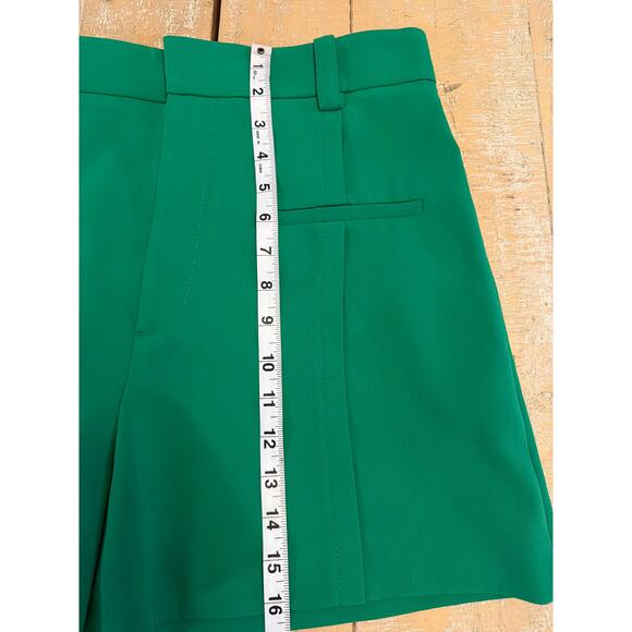 Zara green shorts size L NWT New - Picture 6 of 6